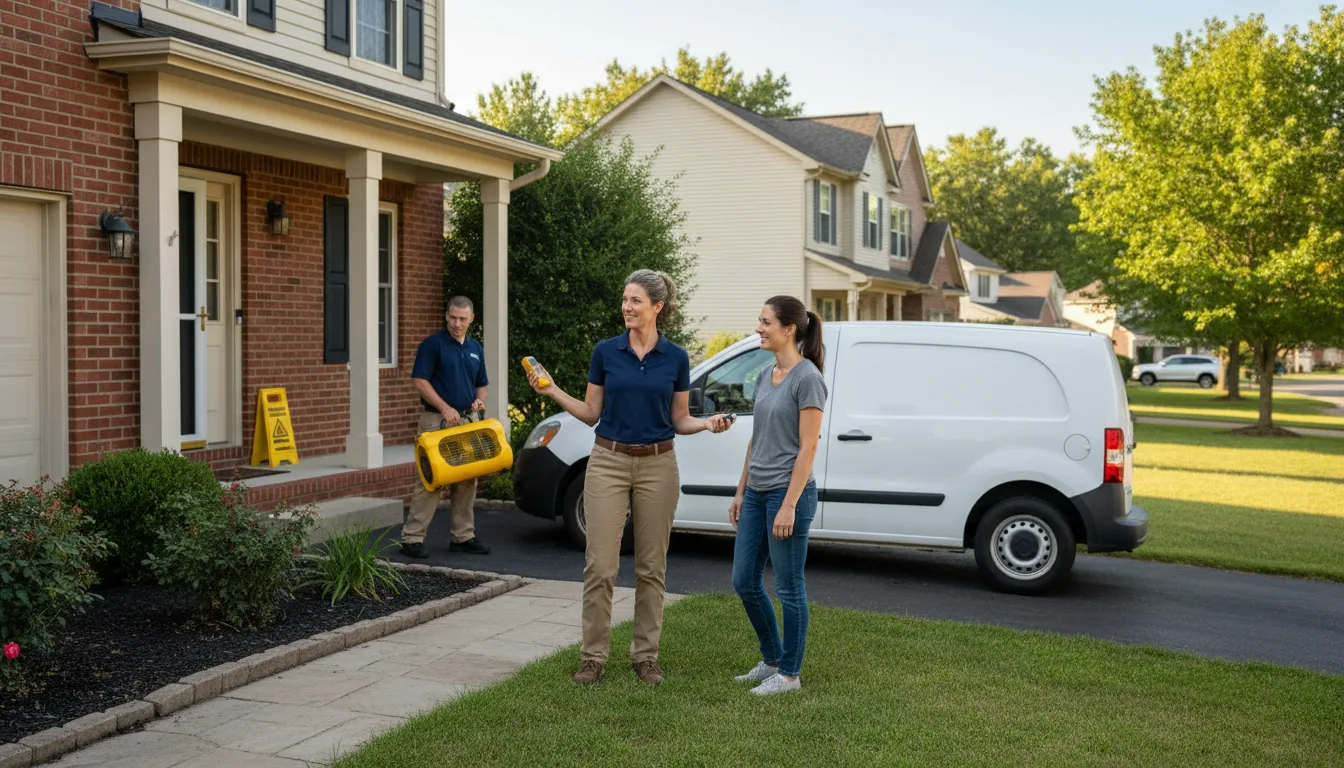 Water restoration image for Mold Remediation in Crescent, OK